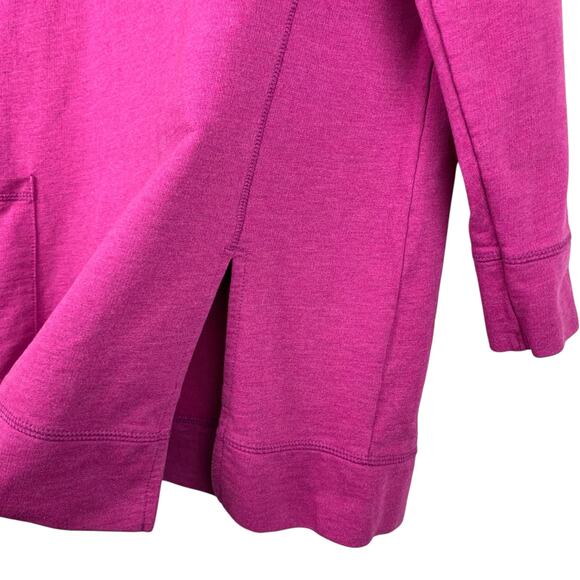 Soft Surroundings Soho Hoodie Hooded Tunic Pullover Pink Pocket Women's M - Picture 5 of 8